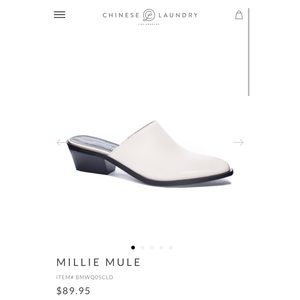 Millie mules from Chinese Laundry ☁️